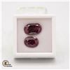 Image 1 : #527-22.23 CARAT TW OVAL RUBIES COLOR ENHANCED