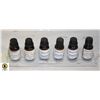 Image 1 : 6 X 15ML ESSENTIAL OILS VARIOUS SCENTS