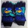 Image 1 : 32)  PAIR OF KID'S SIZE S DINOSAUR WATER RESISTANT