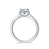 Image 4 : 1CT GRA CERTIFIED MOISSANITE 925 STERLING SILVER