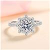 Image 6 : 1CT GRA CERTIFIED MOISSANITE 925 STERLING SILVER