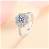 Image 8 : 1CT GRA CERTIFIED MOISSANITE 925 STERLING SILVER