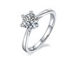 Image 1 : 1CT GRA CERTIFIED MOISSANITE 925 STERLING SILVER