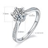 Image 2 : 1CT GRA CERTIFIED MOISSANITE 925 STERLING SILVER