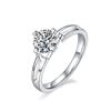 Image 1 : 1CT GRA CERTIFIED MOISSANITE 925 STERLING SILVER