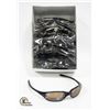 Image 1 : 12 PAIR OF BLACK WITH COPPER LENS SPORT SUNGLASSES