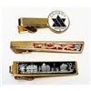 Image 2 : 19)  LOT OF 3 VINTAGE TIE CLIPS.