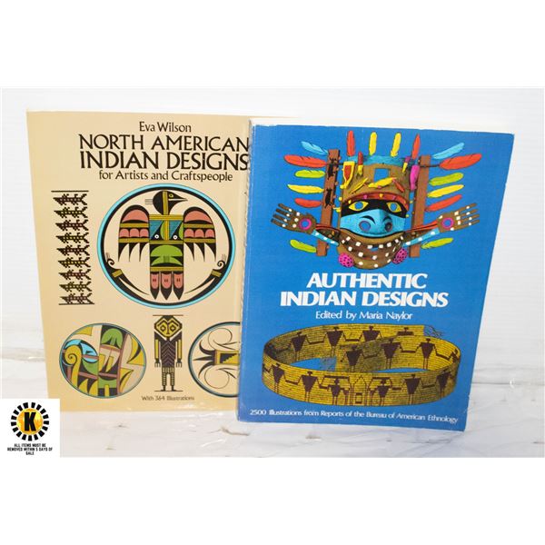 1975 NORTH AMERICAN NATIVE ARTIST DESIGN BOOKS