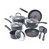 Image 1 : NEW T-FAL 12PCS ULTIMATE HARD ANODIZED NON-STICK
