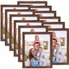 Image 1 : NEW GIFTGARDEN SET OF 12  8 X 10  BROWN PICTURE