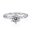 Image 3 : 1 CT GRA CERTIFIED MOISSANITE 925 STERLING SILVER