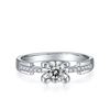 Image 7 : 0.5CT GRA CERTIFIED MOISSANITE 925 STERLING SILVER