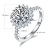 Image 6 : 3 CT GRA CERTIFIED MOISSANITE 925 STERLING SILVER