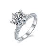 Image 5 : 3 CT GRA CERTIFIED MOISSANITE 925 STERLING SILVER