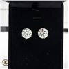 Image 1 : 11.00 CARAT MOISSANITE EARRINGS SET IN 925 SILVER
