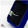 Image 2 : 4.25 CARAT INTENSE BLUISH GREEN PRINCESS CUT