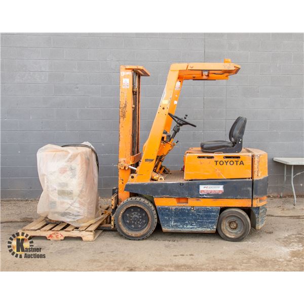 TOYOTA LIFT TRUCK (FORKLIFT) 8500LB CAPACITY