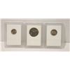 Image 2 : 3 COINS INCLUDES 2000 JEFFERSON 5 CENT USA COIN