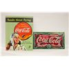 Image 1 : LOT OF TWO COCA-COLA METAL SIGNS