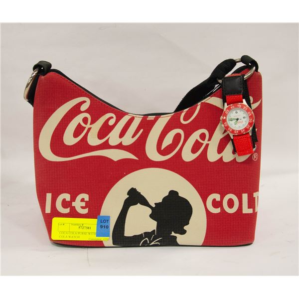 COCA COLA PURSE WITH COCA COLA WATCH