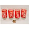 Image 1 : FLAT OF COCA COLA CHERRY GLASSES