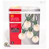 Image 1 : SYLVANIA 25 LED JUMBO GLOBE LIGHTS SET, WARM