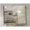 Image 1 : 3 PC 100% COTTON DUVET COVER SET