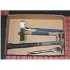 Image 1 : FLAT WITH ESTWING HATCHET, HAMMER, PRY BAR,