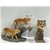 Image 1 : Joe Slockbower Vintage eyes of the tiger bookend & Tiger Statue