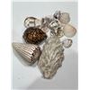 Image 8 : Miniature Figurines, Seashells, And Vintage Travel Clock/Lighter