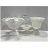 Image 1 : Assorted Milk Glass