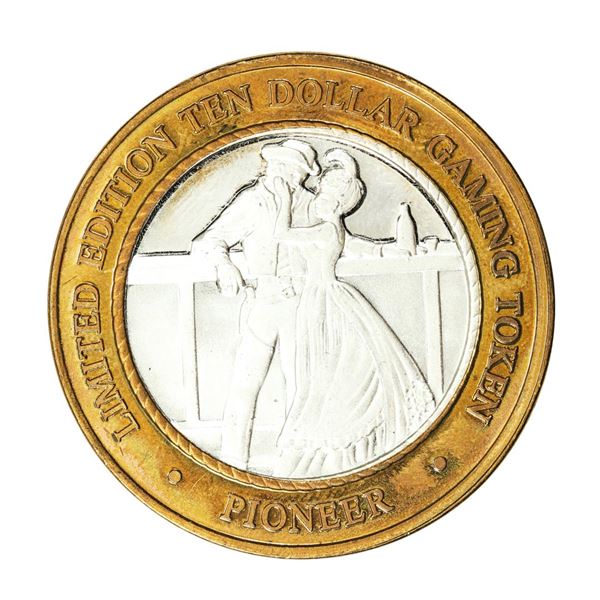 .999 Fine Silver Pioneer Laughlin, Nevada $10 Limited Edition Gaming Token