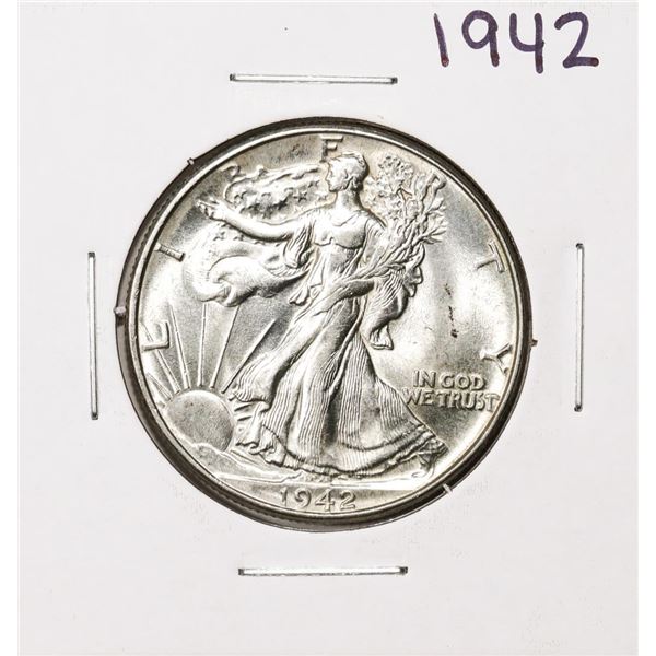 1942 Walking Liberty Half Dollar Coin