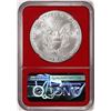 Image 2 : 2020(S) $1 American Silver Eagle Coin NGC MS70 Early Releases San Francisco Red Core