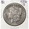 Image 1 : 1886-S $1 Morgan Silver Dollar Coin