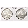 Image 1 : Lot of 1889 & 1890 $1 Morgan Silver Dollar Coins
