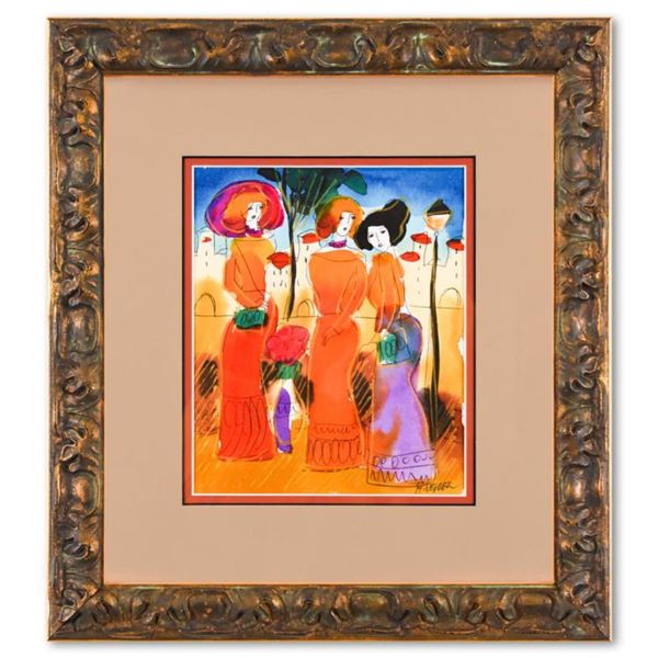 Moshe Leider Original Watercolor on Paper