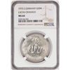 Image 1 : 1972 E. Germany 20 Mark Lucas Cranach Silver Coin NGC MS64