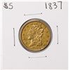 Image 1 : 1837 $5 Classic Head Half Eagle Gold Coin