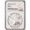 Image 1 : 2008 $1 American Silver Eagle Coin NGC MS70