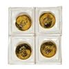 Image 1 : Lot of (4) Sealed 1999 Canadian $5 Maple Leaf Gold Coins