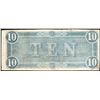 Image 2 : 1864 $10 Confederate States of America Note