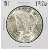 Image 1 : 1926 $1 Peace Silver Dollar Coin