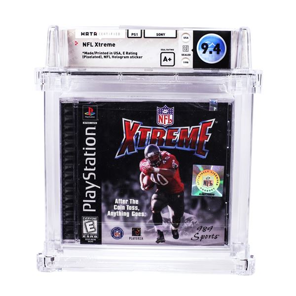 NFL Xtreme PS1 PlayStation Sealed Video Game WATA 9.4/A+