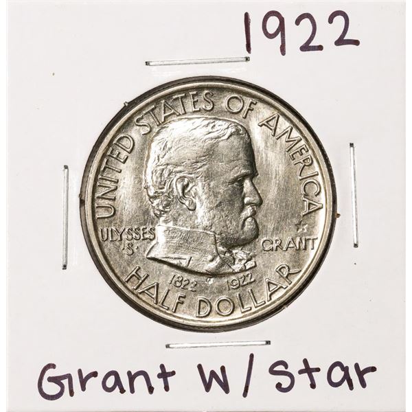 1922 Grant with Star Memorial Commemorative Half Dollar Coin