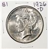 Image 1 : 1926-D $1 Peace Silver Dollar Coin