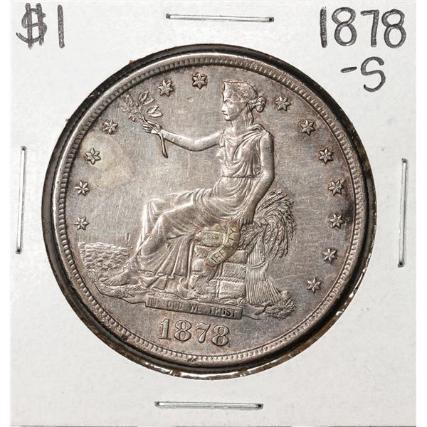 1878-S $1 Trade Silver Dollar Coin