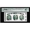 Image 1 : Circa 1970's Washington Center Giori Test Note PMG Superb Gem Uncirculated 67EPQ