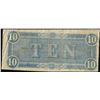 Image 2 : 1864 $10 Confederate States of America Note