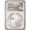 Image 1 : 2016-W Lettered Edge $1 Proof American Silver Eagle Coin NGC PF70 Ultra Cameo